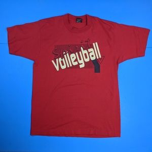 Vintage Volleyball Spirit USA Made Large Shirt